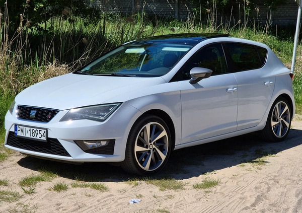 Seat Leon cena 38900 przebieg: 192200, rok produkcji 2013 z Międzychód małe 191